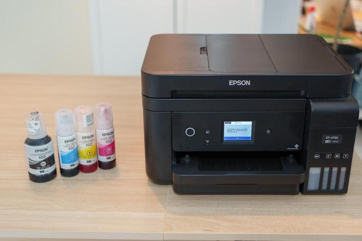 Epson 4750 printer met inkt en onderhoudsset incl 21% BTW, Computers en Software, Printers, Zo goed als nieuw, Printer, Faxen
