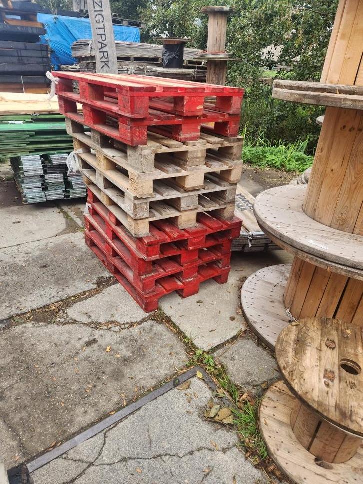 152 - Europallets, houten pallets, vervoer, opslag, Doe-het-zelf en Verbouw, Overige Doe-het-zelf en Verbouw, Gebruikt, Ophalen