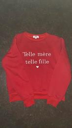 Trui, mt 12 - Telle mère telle fille = zo moeder zo dochter, Ophalen of Verzenden, Gebruikt, Meisje, Trui of Vest