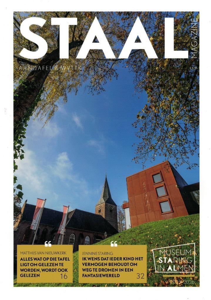 A.C.W. Staring in STAAL Magazine - 2025/2026,, Boeken, Tijdschriften en Kranten, Nieuw, Ophalen of Verzenden