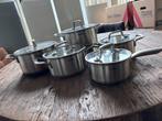 Tefal pannen set, Ophalen, Gebruikt, Rvs, Pannenset
