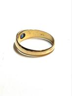18k gouden ring met saffier, ., Ophalen of Verzenden, ., Met edelsteen