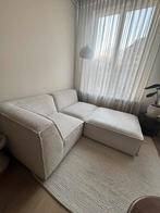 Beige hocker bank NOUS living Newton creme boucle Japandii, Ophalen, 150 tot 200 cm, Hoekbank, Tweepersoons