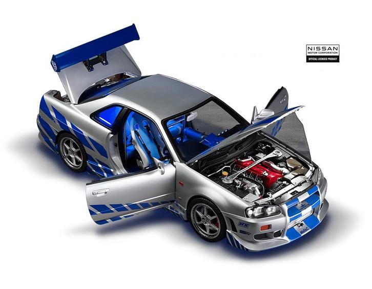 Fast & Furious Nissan Skyline GT-R(R34) 1:8  Fanhome, Hobby en Vrije tijd, Modelbouw | Auto's en Voertuigen, Nieuw, Auto, Groter dan 1:32