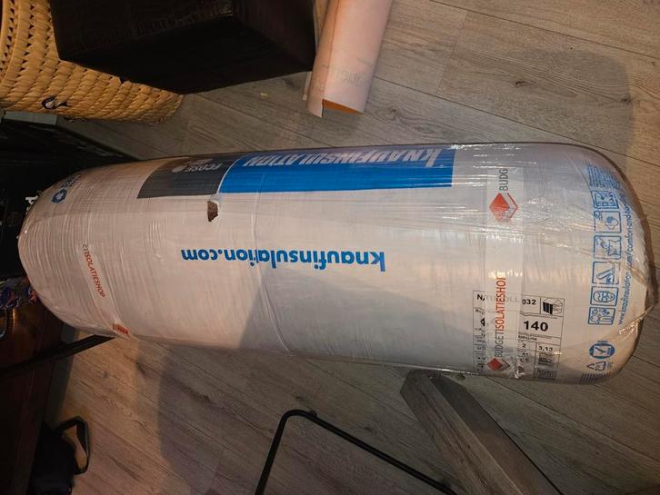 Knauf Isoroll 032 vloerisolatie, Doe-het-zelf en Verbouw, Isolatie en Afdichting, Nieuw, Vloerisolatie, Glaswol, 12 cm of meer