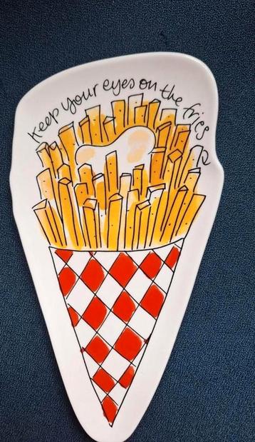 Blond Amsterdam friet bord niet meer te koop beschikbaar voor biedingen