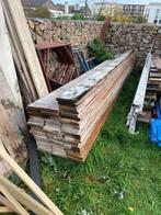 57 Steigerplanken 5m, 20 van 3m, 1 bouw gebruikt, Doe-het-zelf en Verbouw, Hout en Planken, Ophalen, Gebruikt, 25 tot 50 mm, Plank