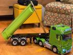 Lesu RC halfpipe hydraulische kieptrailer 1/14, Schaal 1:14, Nieuw, Auto onroad, Overige typen