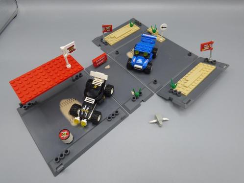 lego 8126 Racers Desser Challenge met boekje, Kinderen en Baby's, Speelgoed | Duplo en Lego, Gebruikt, Lego, Complete set, Ophalen of Verzenden