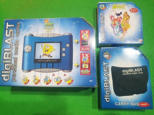 DigiBlast console (met Carry Bag) + Spongebob + Winx Club, Spelcomputers en Games, Spelcomputers | Overige, Zo goed als nieuw