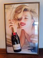 Moët & Chandon Champagne Brut Affiche Poster in Lijst, Verzamelen, Verzenden, Nieuw, Frankrijk, Champagne
