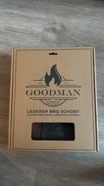 GOODMAN LEDEREN BBQ SCHORT, Tuin en Terras, Barbecue-accessoires, Ophalen of Verzenden, Zo goed als nieuw