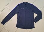 Nike trainingsjas voetbal sport padel Herenmaat S lees tekst, Blauw, Nike, Ophalen of Verzenden, Zo goed als nieuw