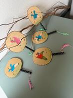 Chinese Rattle Fans/Waaiers met Kinderen, Huis en Inrichting, Woonaccessoires | Wanddecoraties, Ophalen of Verzenden
