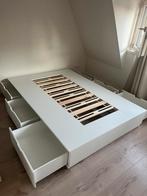Ikea NORDLI bedframe 140x200, Huis en Inrichting, Slaapkamer | Bedden, Ophalen, Wit, Tweepersoons, 140 cm