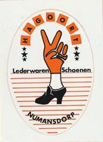 Sticker mode schoenenwinkel Hagoort Numansdorp, Verzenden, Zo goed als nieuw, Winkel of Supermarkt