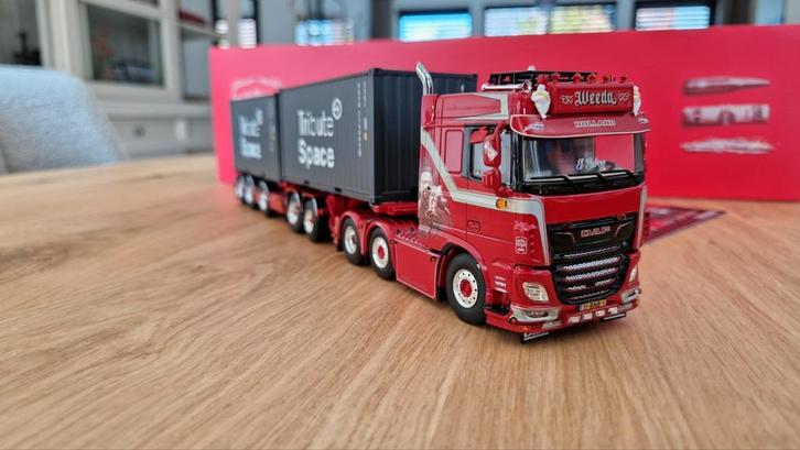 Wsi | Daf XF - Weeda Escobar, Hobby en Vrije tijd, Modelauto's | 1:50, Zo goed als nieuw, Bus of Vrachtwagen, Wsi, Ophalen of Verzenden