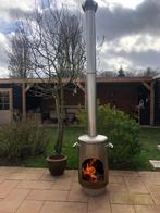 Tuinhaard terrasverwarmer tuinkachel buitenhaard rvs kachel, Ophalen of Verzenden, Nieuw, Vloer