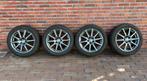 Mooie set velgen met vrijwel nieuwe winterbanden 215-50-R17, Ophalen, 215 mm, Velg(en), 17 inch