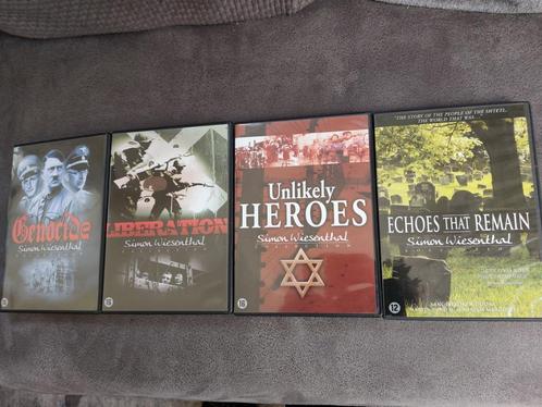 Simon Wiesenthal Collection 4 DVD's WO2 in nieuwstaat, Cd's en Dvd's, Dvd's | Documentaire en Educatief, Zo goed als nieuw, Oorlog of Misdaad