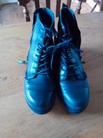 Zwarte leren palladiums, Ophalen of Verzenden, Zo goed als nieuw, Zwart