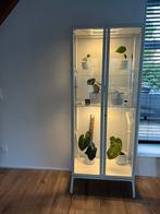 Milsbo tall Ikea vitrinekast wit plantenkast planten kast, Huis en Inrichting, 50 tot 100 cm, 25 tot 50 cm, Zo goed als nieuw