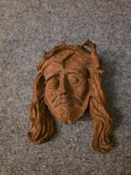Houten Jezus hoofd, Antiek en Kunst, Ophalen of Verzenden