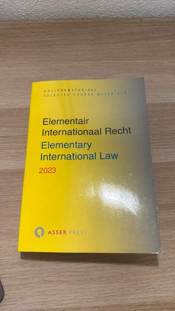 Elementary International Law 2023 beschikbaar voor biedingen
