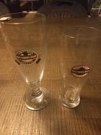AH Brouwers Bier Glazen - 2 stuks, Ophalen of Verzenden, Gebruikt, Glas of Glazen
