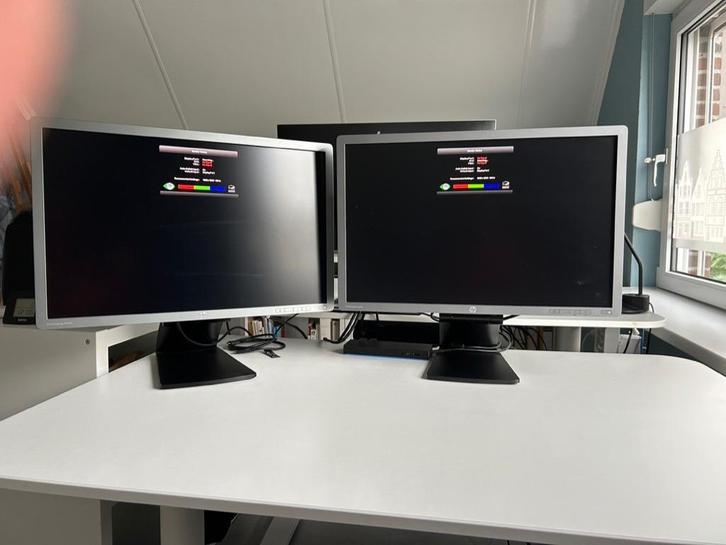 HP beeldschermen, Computers en Software, Monitoren, Gebruikt, 60 Hz of minder, DisplayPort, HDMI, VGA, In hoogte verstelbaar, IPS