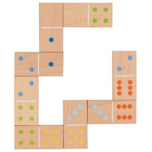 Goki XXL houten domino set -50% korting (OP=OP), Kinderen en Baby's, Speelgoed | Houten speelgoed, Nieuw, Overige typen, Verzenden