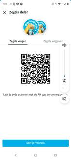 Gezocht ah zegels voor 2e kaartje gratis bioscoop, Hobby en Vrije tijd, Ophalen of Verzenden, Winkel, Super of Benzinepomp, Zegels, Bonnen of Punten