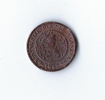 1/2 (halve) cent 1898 Wilhelmina beschikbaar voor biedingen