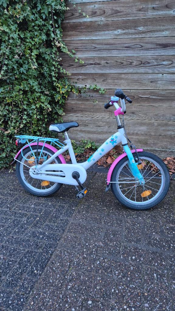 frozen kinder fiets 16 inch, Fietsen en Brommers, Fietsen | Kinderfietsjes, Gebruikt, 16 tot 20 inch, Ophalen