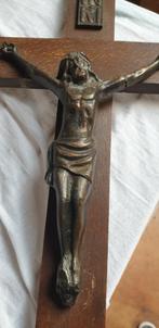 Houten kruis met corpus, Antiek en Kunst, Ophalen