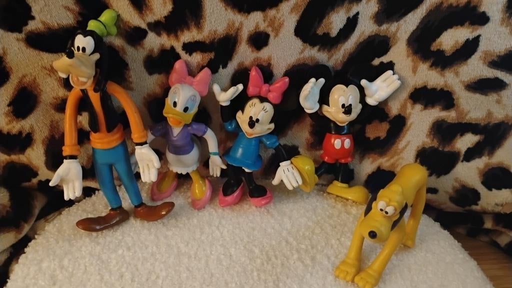 Disney Figuren Set - Mickey Mouse & Vrienden, Ophalen of Verzenden, Gebruikt, Knuffel of Figuurtje
