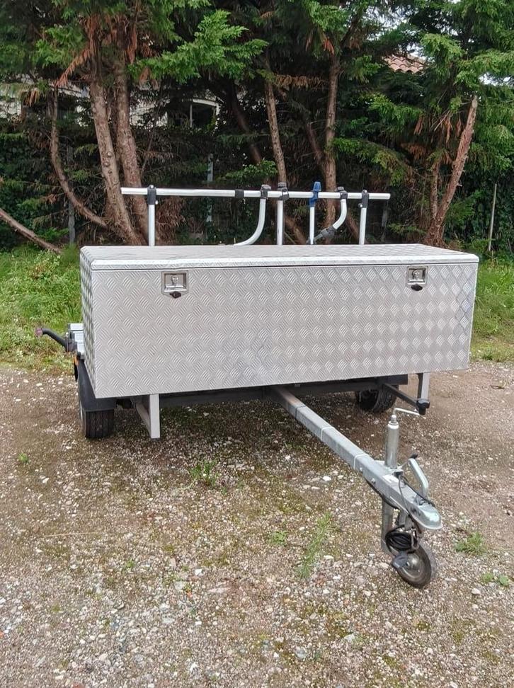 Memo aanhanger met bak., Auto diversen, Aanhangers en Bagagewagens, Gebruikt, Ophalen