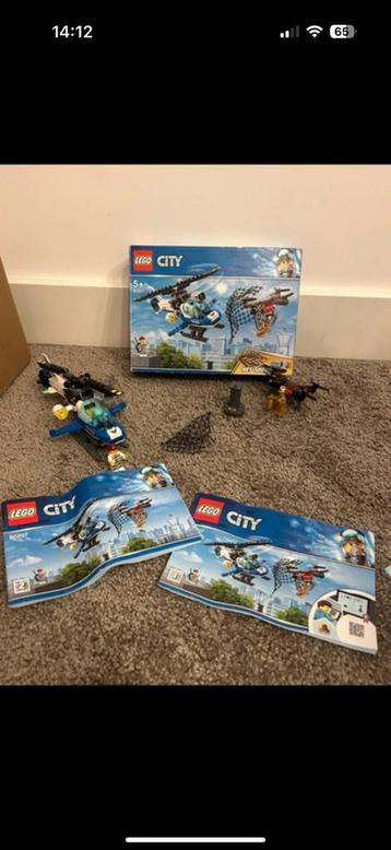 Lego city 60207 - politie helikopter en drone beschikbaar voor biedingen