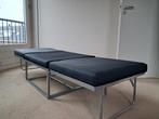 Opklap logeerbed 70 x 200 cm, Ophalen, Zwart, Zo goed als nieuw, 200 cm