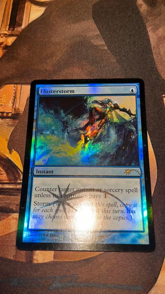 Flusterstorm Judge Promo, Hobby en Vrije tijd, Verzamelkaartspellen | Magic the Gathering, Zo goed als nieuw, Ophalen of Verzenden