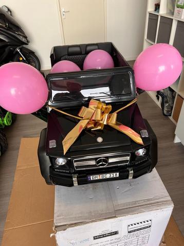 Zwarte Mercedes G Klasse 6x6 | Elektrische Kinderauto beschikbaar voor biedingen
