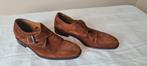 Van Bommel Suède Gespschoenen Maat 43, Bruin, Ophalen of Verzenden, Gespschoenen, Van Bommel