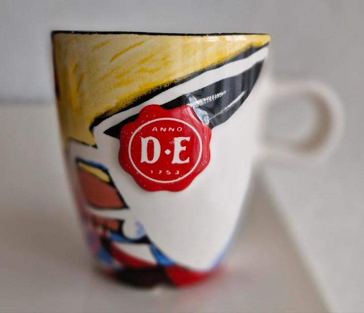 Douwe Egberts senseokopje Selwyn Senatori, Huis en Inrichting, Keuken | Servies, Zo goed als nieuw, Kop(pen) en/of Schotel(s)