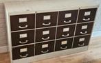 Ladenkast - oude metalen kantoor kaartenkast 1988 - 12 laden, Ophalen, Gebruikt, 100 tot 150 cm, 5 laden of meer