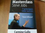 Masterclass Steve Jobs, 7 principes voor succes - C. Gallo S, Ophalen of Verzenden, Zo goed als nieuw