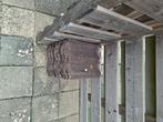 Gebruikte roze betonnen sneldek pannen., Doe-het-zelf en Verbouw, Dakpannen en Dakbedekking, Ophalen, Steen of Klei, Dakpannen
