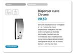 aanbieding 1 kamer zeepdispenser chrome nu voor 10 euro -50%, Nieuw, Ophalen of Verzenden