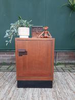 Art Deco nachtkastje antiek kastje Amsterdamse school jr 20, BlijeSpullen.nl, Minder dan 45 cm, 55 tot 70 cm, Zo goed als nieuw