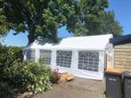 Te huur: Partytent 8x4 meter, Tuin en Terras, Partytenten, Ophalen, Opvouwbaar, Partytent, Zo goed als nieuw