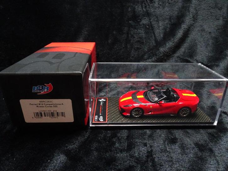 Ferrari 812 Competizione BBRC263C, Hobby en Vrije tijd, Modelauto's | 1:43, Zo goed als nieuw, Auto, Overige merken, Ophalen of Verzenden
